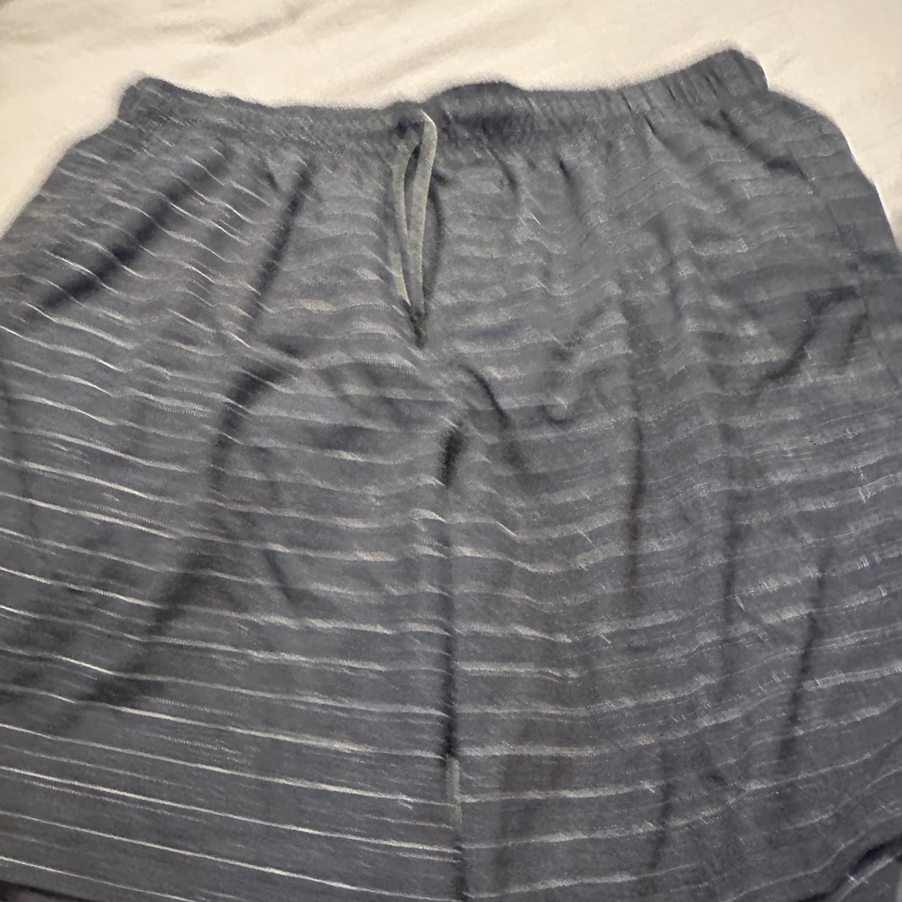 George Navy Shorts with White Stripes